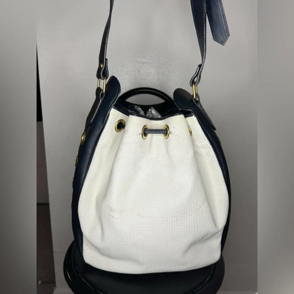 Yves Saint Laurent (YSL) drawstring bucket bag Vintage